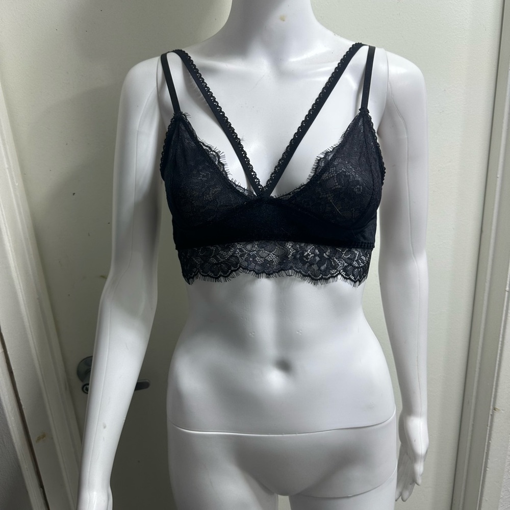 Elegant Black Lace Bralette